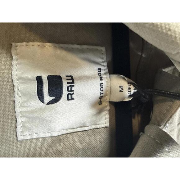 NWT G-Star RAW Arc Jacket Women’s Short Sleeve Stretch Canvas Beige Size Medium - Picture 7 of 10